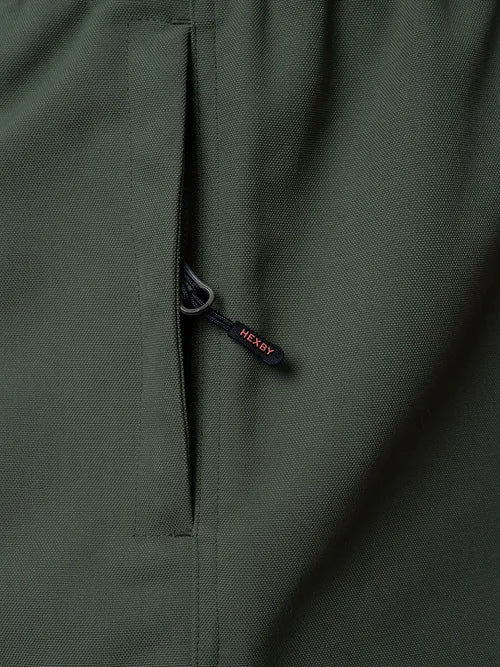 Hexby DuraDri Green Harlequin Shorts