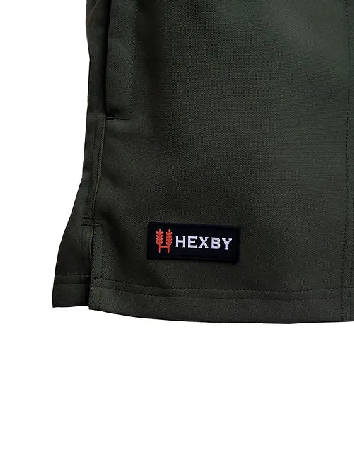 Hexby DuraDri Green Harlequin Shorts