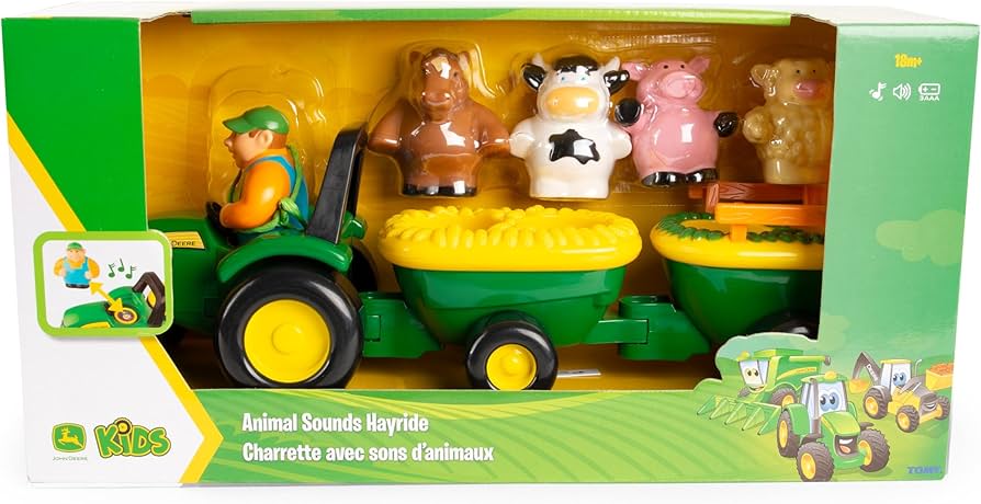 John Deere Kids Animal Sounds Hayride Toy