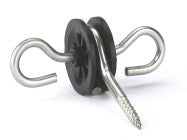 Rutland Insulator Screw In Gate Anchor (Pack Of 4)