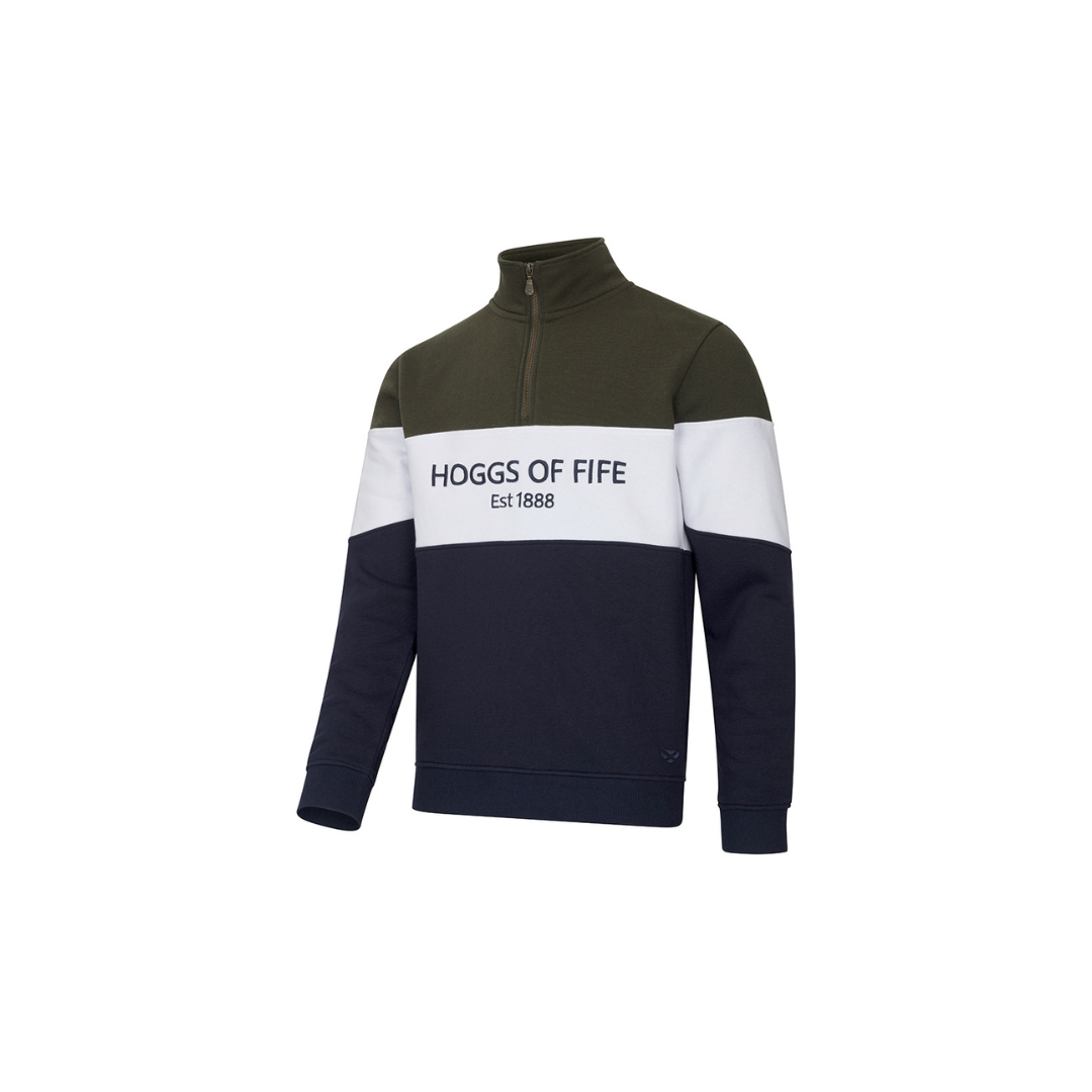 Hoggs Dumfries Mens 1/4 Zip Fleece