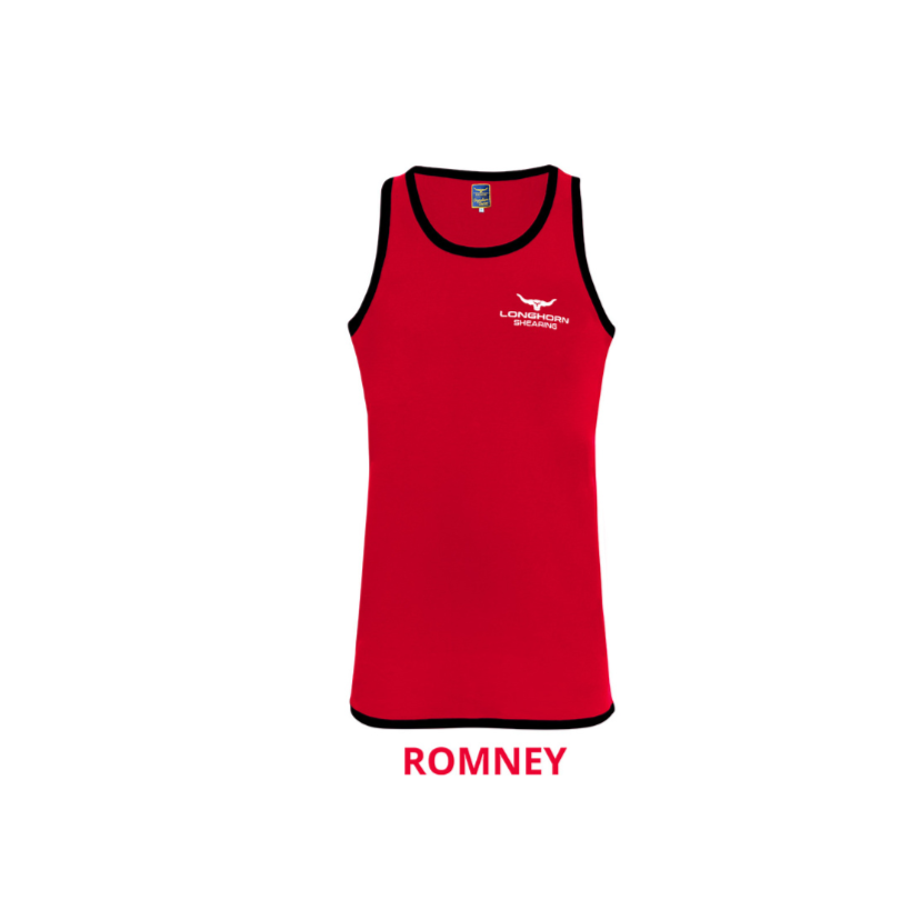 Longhorn Children's Long Tail Shearing Singlet