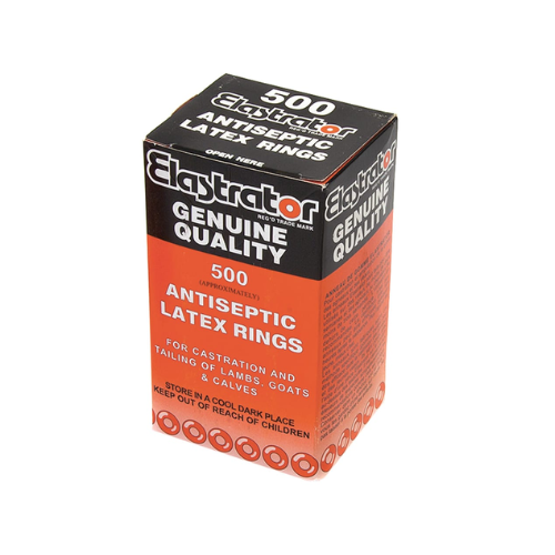 Elastrator Rubber Rings 500 Pack