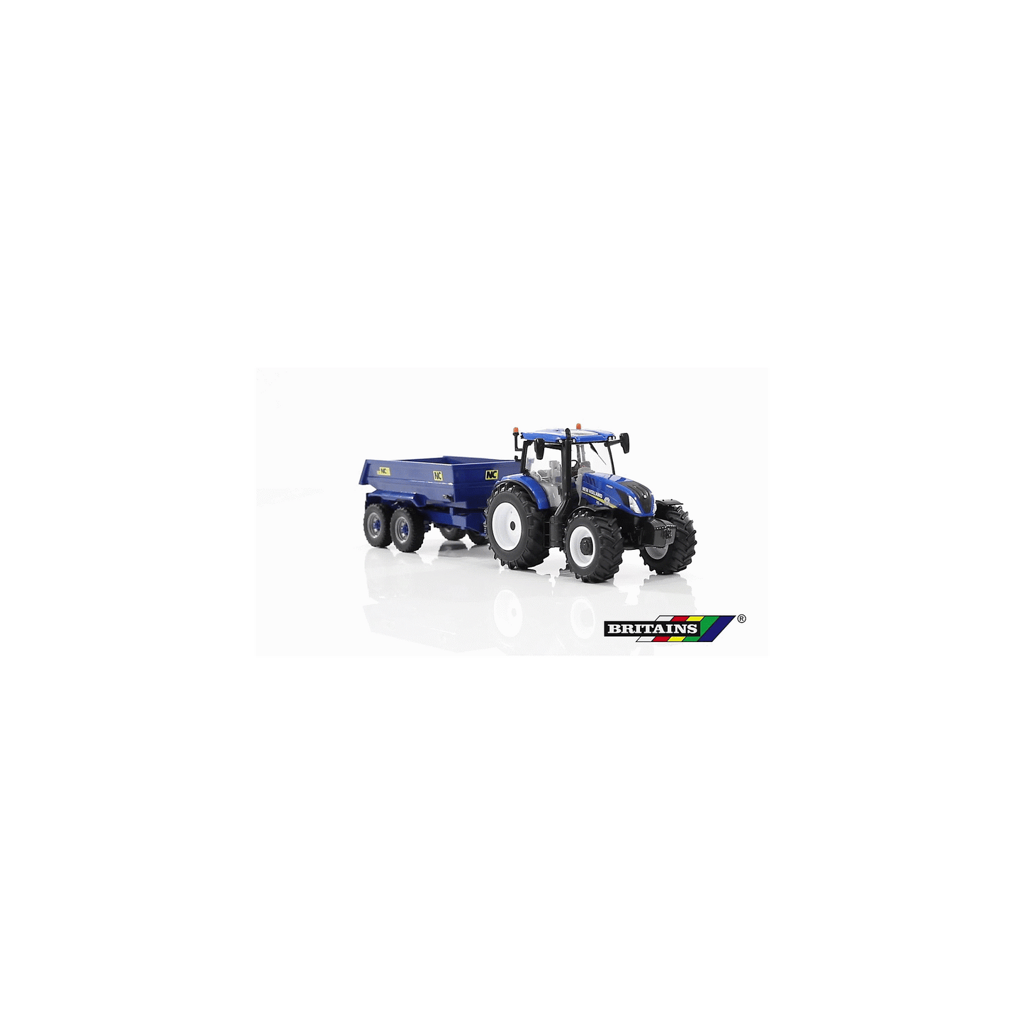 Britains Toys New Holland T6.175 with NC Dump Trailer Playset