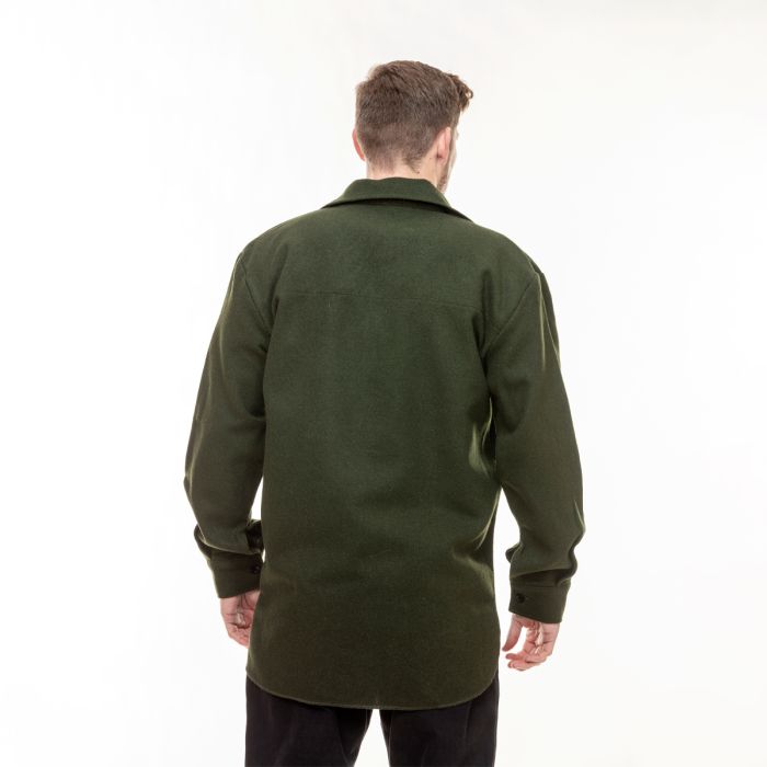 Swanndri Ranger Wool Zip Front Bush Shirt