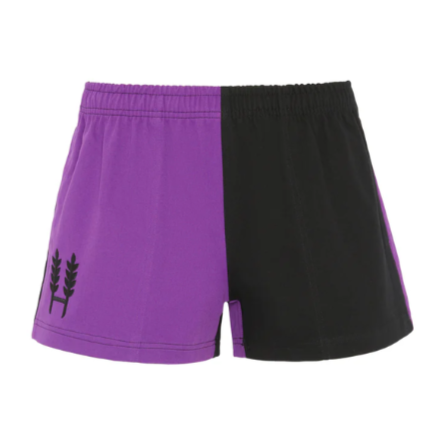 Hexby Purple/Black Harlequin Shorts