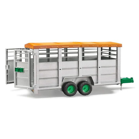 Bruder Livestock Trailer + 1 Cow