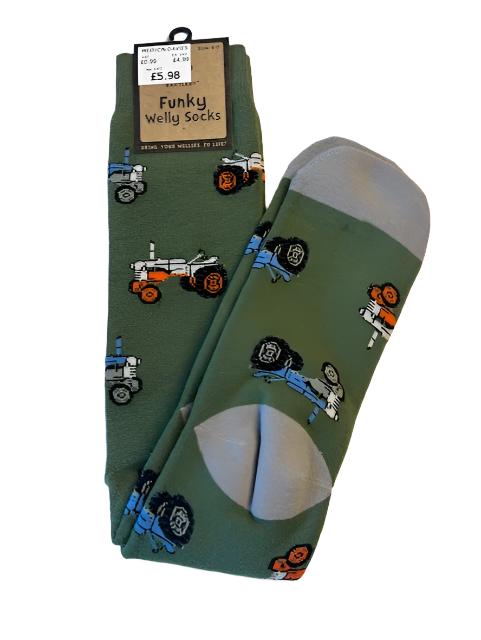Bartleby Mens Funky Sock Retro Tractor