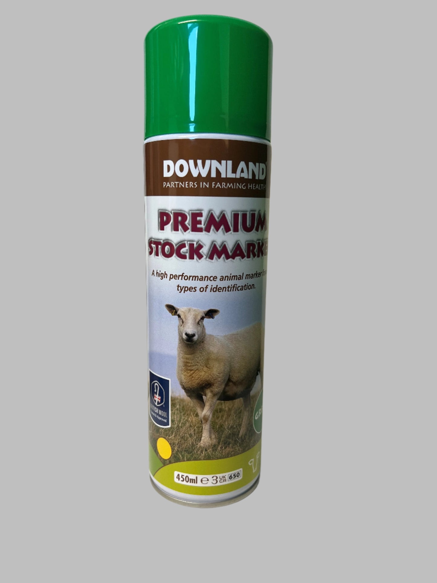 Premium Stock Marker Spray Green Downland 450ml