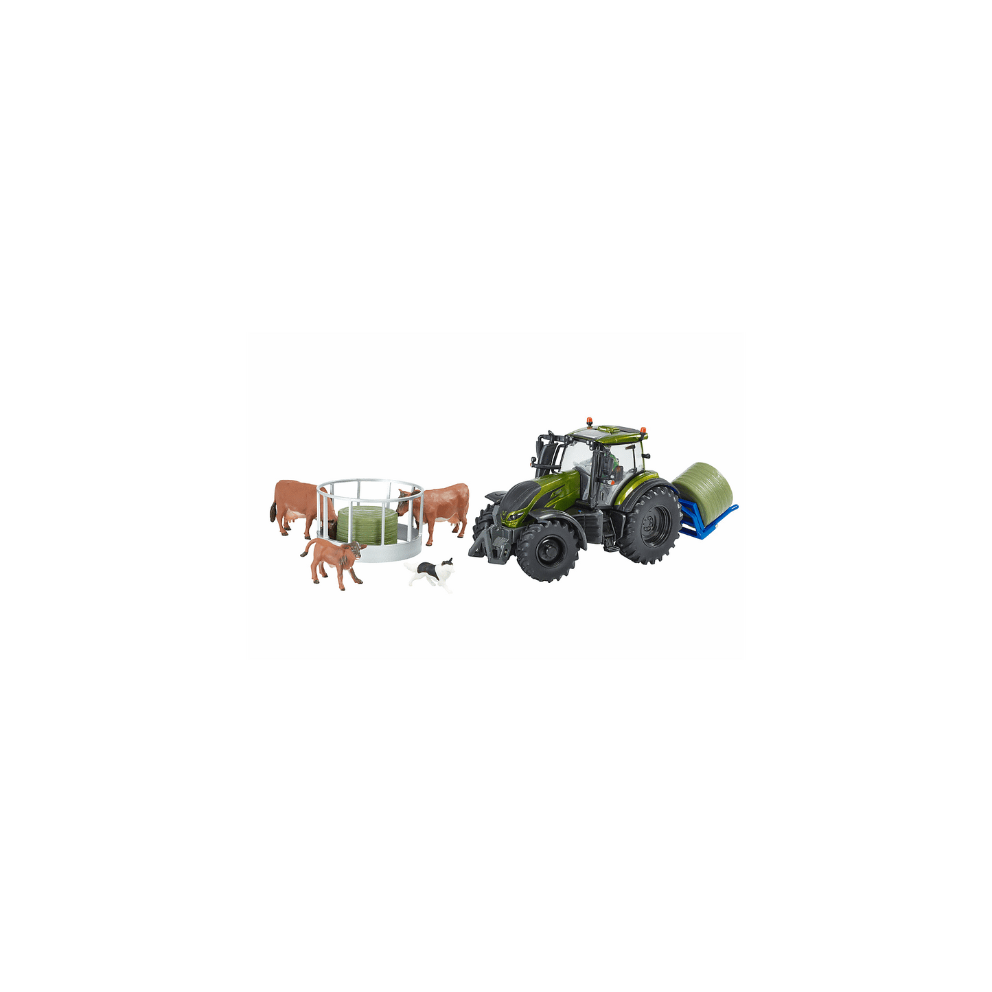 Britains Toys Metallic Olive Green Valtra Playset