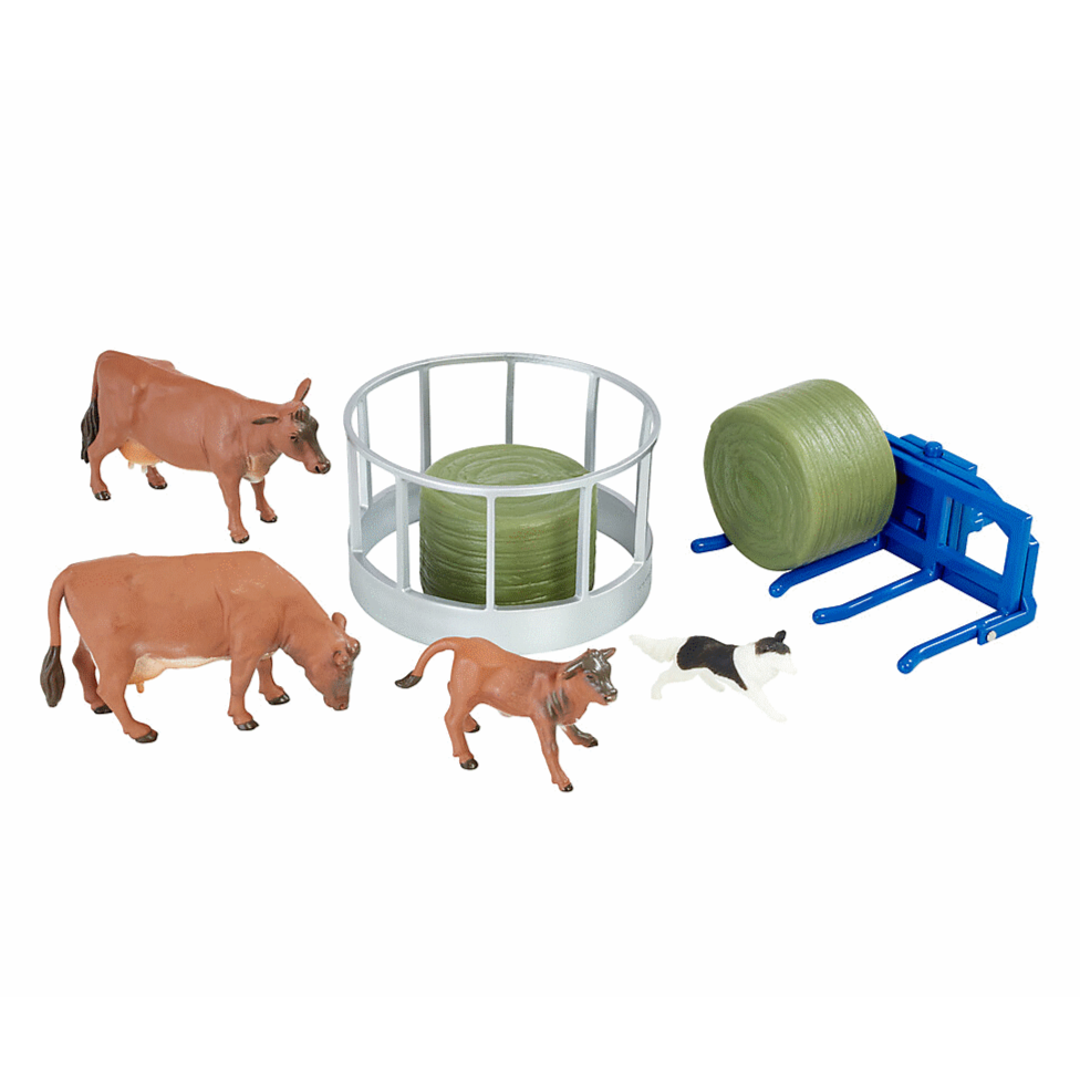 Britains Toys Metallic Olive Green Valtra Playset