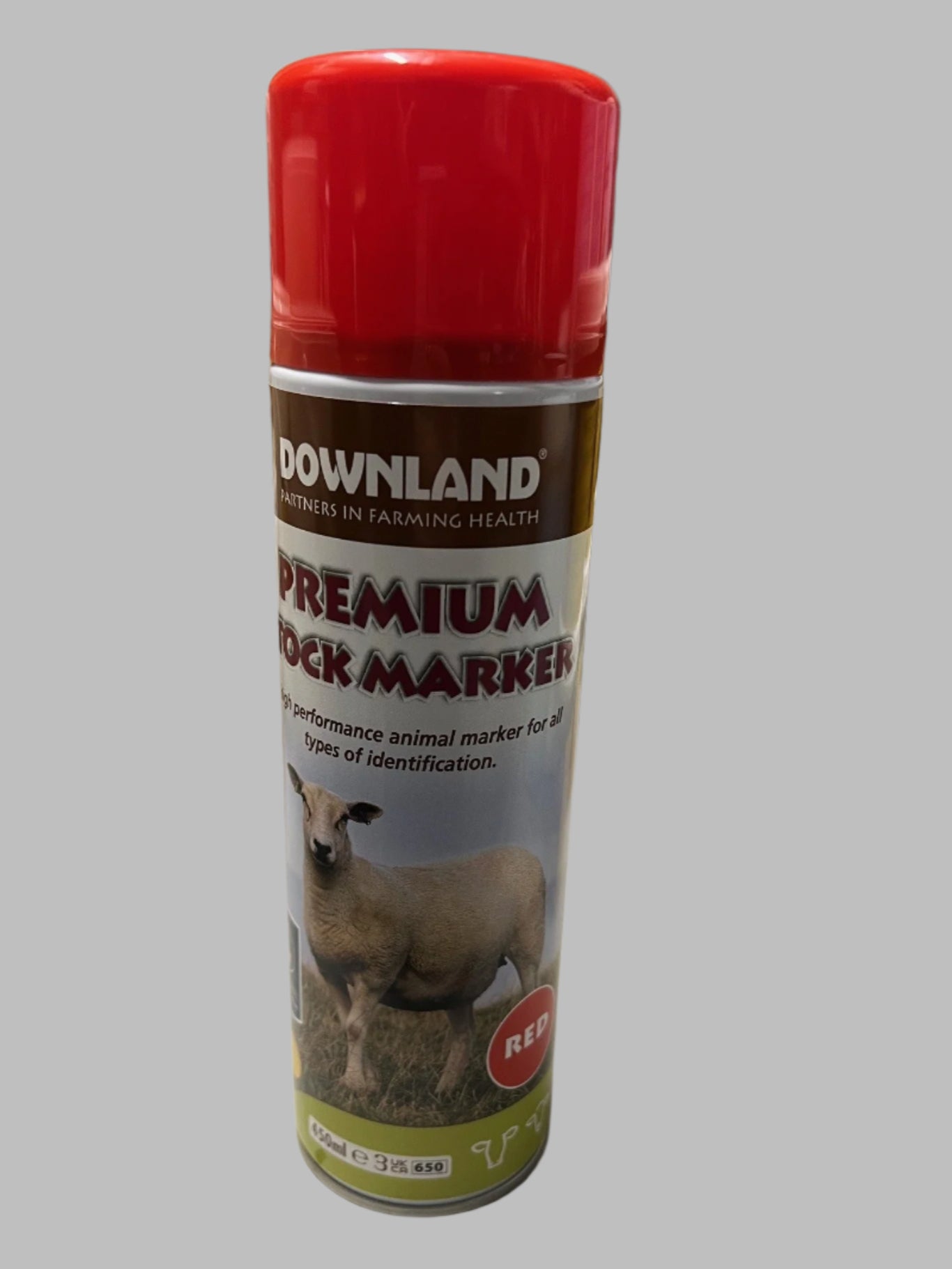 Premium Stock Marker Spray Red Downland 450ml