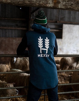 Hexby Mullet Shearing Hoodie - Blue