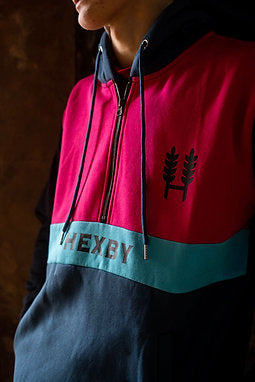 Hexby Mullet Shearing Hoodie - Pink/Blue