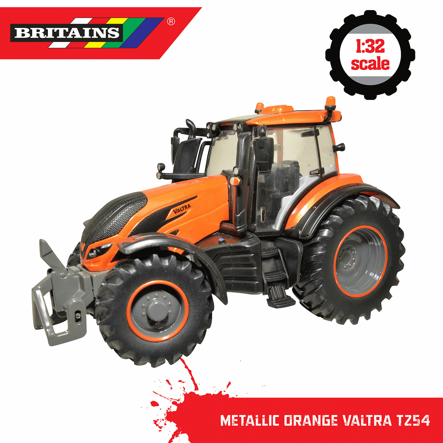 Britains Toys Valtra Metallic Orange T254