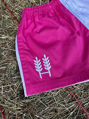 Hexby Pink/White Harlequin Shorts