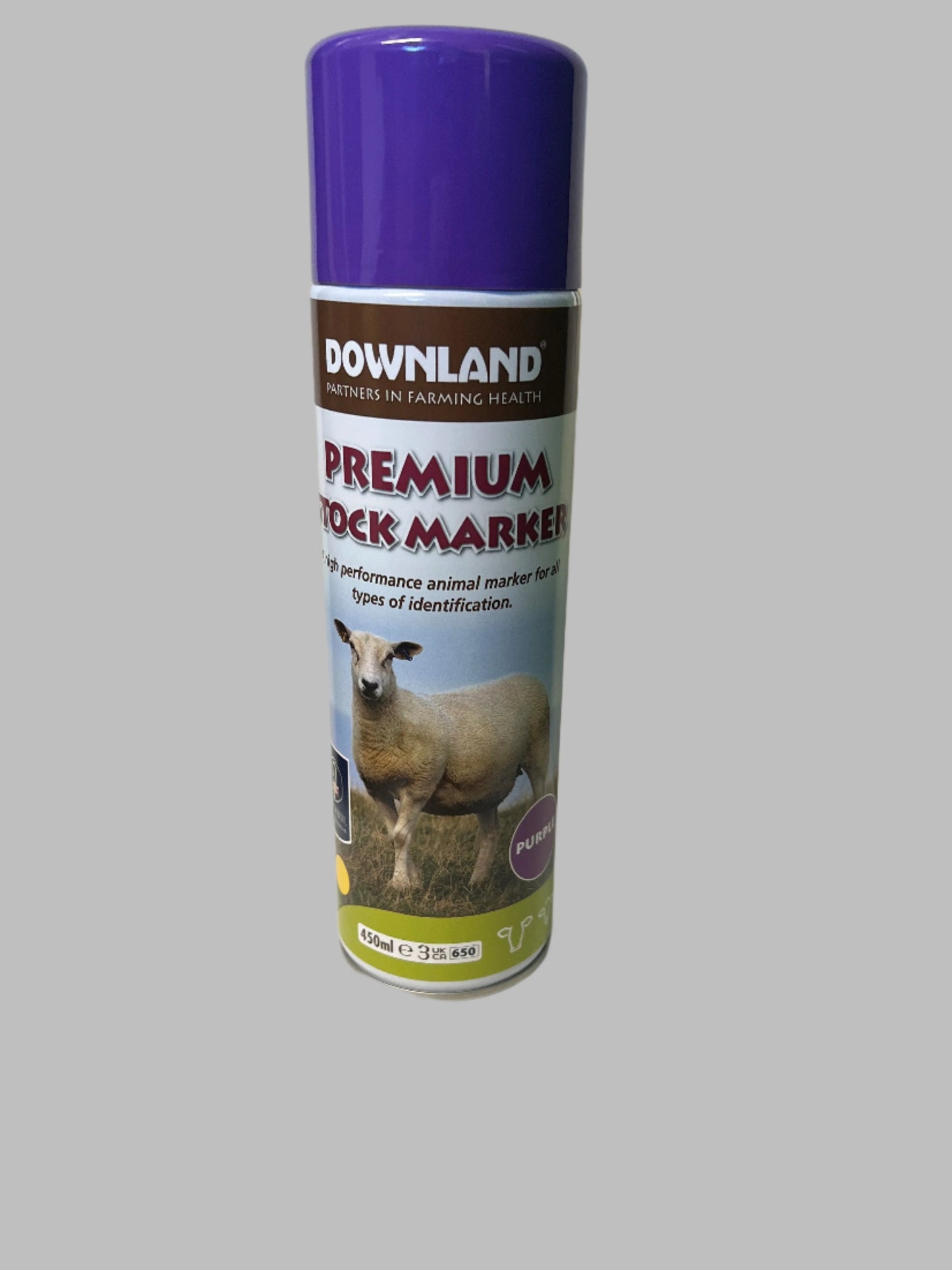 Premium Stock Marker Spray Purple Downland 450ml