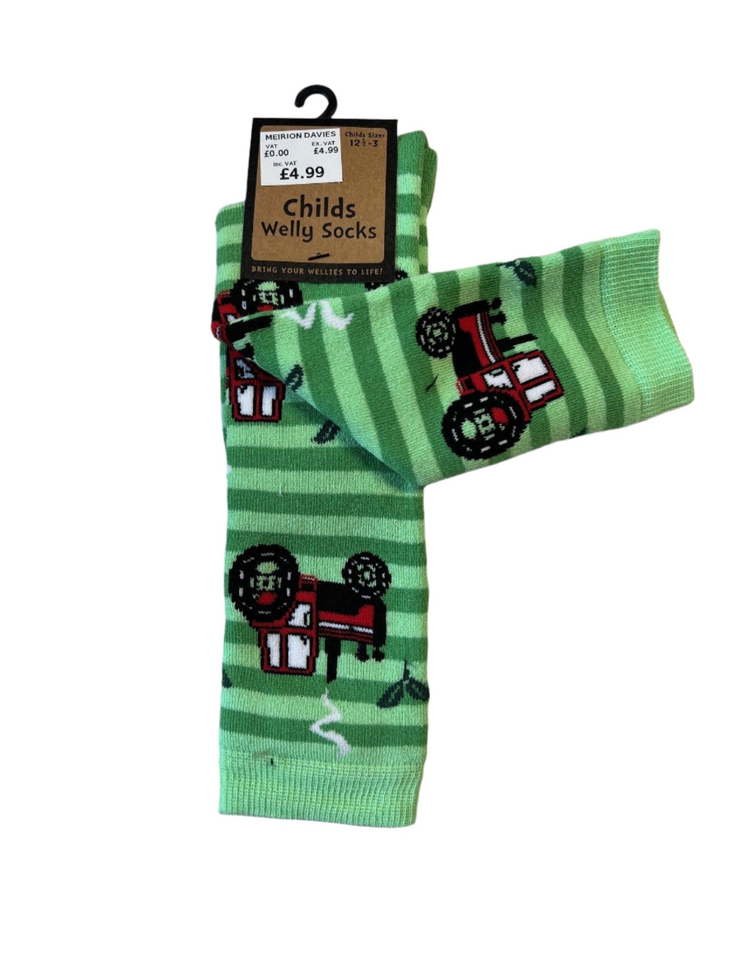 Bartleby Childs Funky Socks Tractors