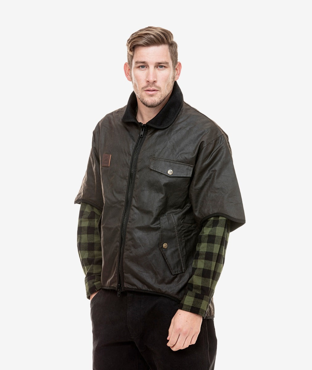 Swanndri 3/4 Sleeve Oilskin Jacket