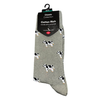 Cow Cotton Rich Socks