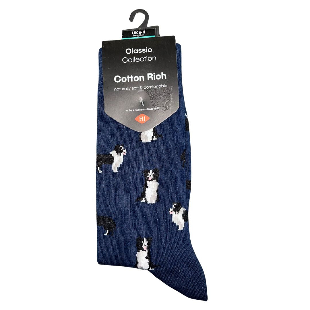 Collie Dog Cotton Rich Socks