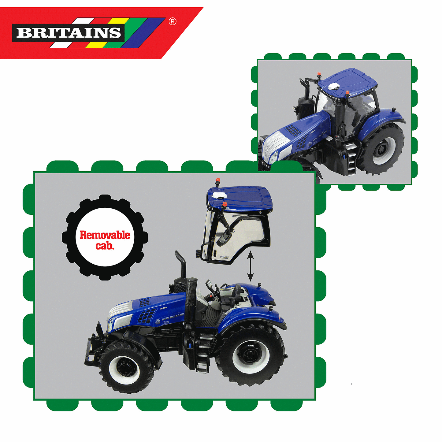 Britains Toys New Holland T8.435 Tractor