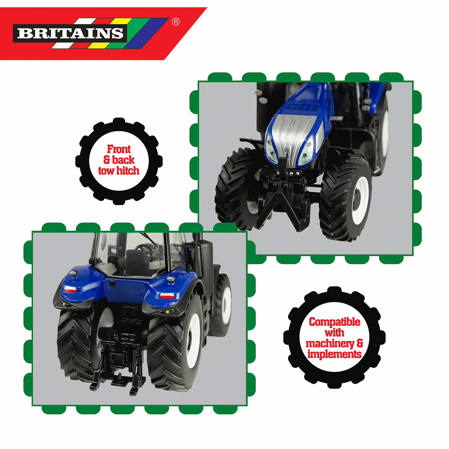 Britains Toys New Holland T8.435 Tractor