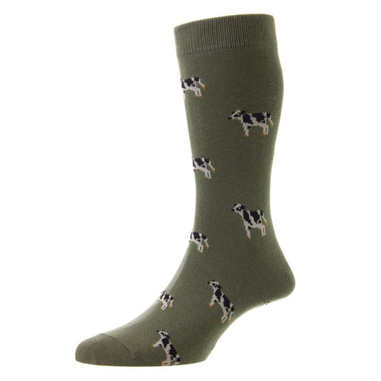 Cow Cotton Rich Socks