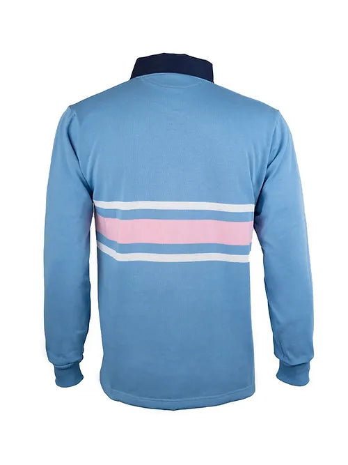 Hexby Blue Upton Rugby Shirt