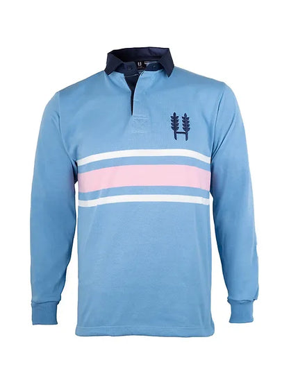 Hexby Blue Upton Rugby Shirt