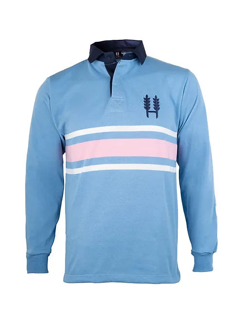 Hexby Blue Upton Rugby Shirt