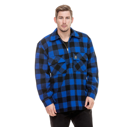 Swanndri Ranger Wool Zip Front Bush Shirt