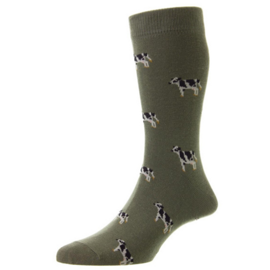 Cow Cotton Rich Socks