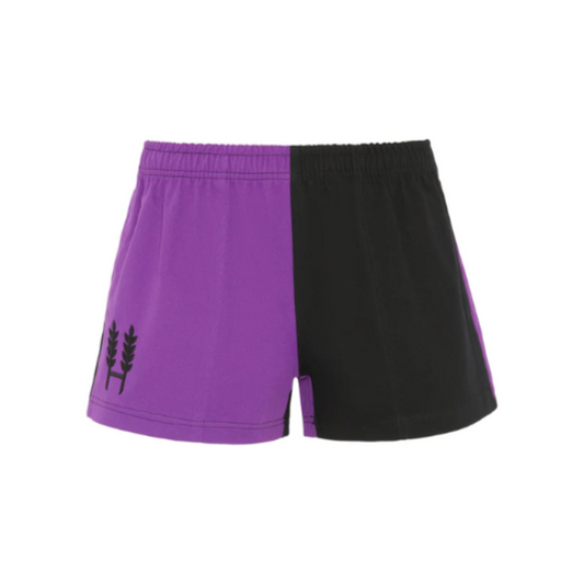 Hexby Purple/Black Harlequin Shorts