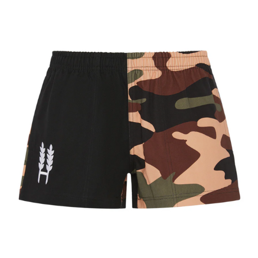 Hexby Camo/Black Harlequin Shorts