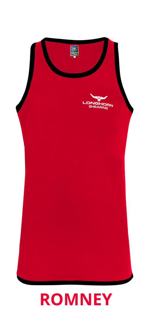 Longhorn Children's Long Tail Shearing Singlet