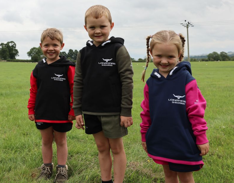 Kids Longhorn Shearing Long Tail Hoodie