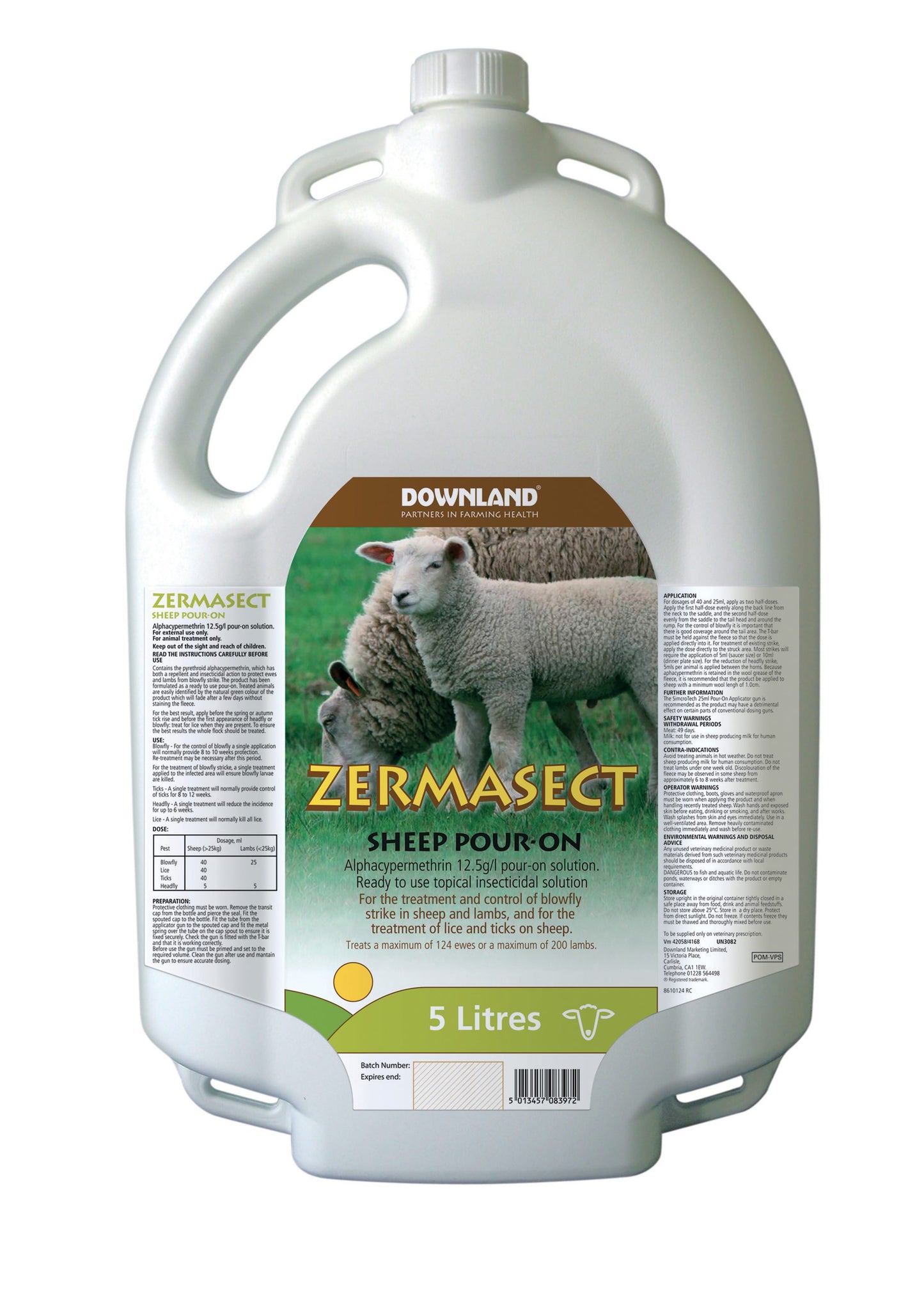Downland Zermasect Pour-On for Sheep