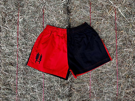 Hexby Red/Black Harlequin Shorts