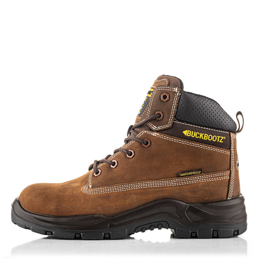 Buckbootz LACERZ Nubuckz Safety Lace Boot