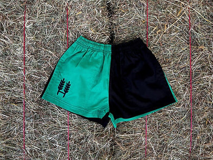 Hexby Green/Black Harlequin Shorts