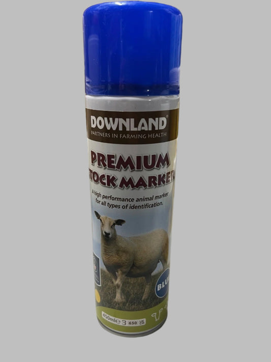 Premium Stock Marker Spray Blue Downland 450ml