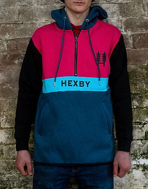 Hexby Mullet Shearing Hoodie - Pink/Blue
