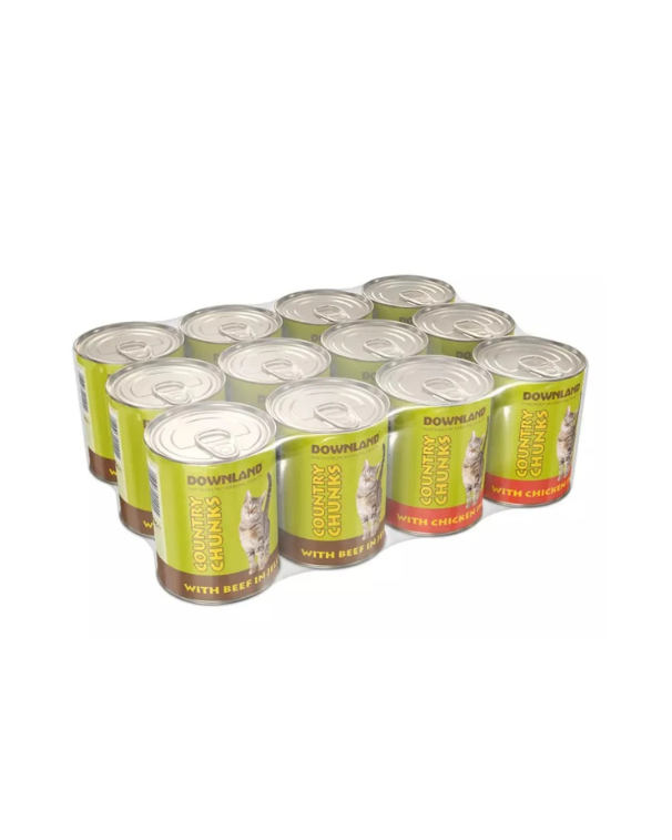Downland Cat Country Chunks Tray/12