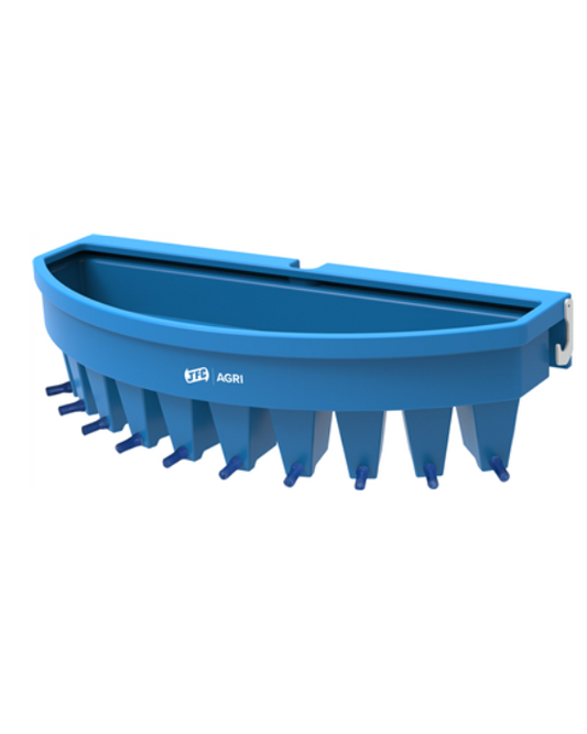 JFC Calf 10-Teat Feeder C/W COMPARTMENT (Blue Starter Teat)