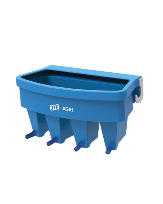 JFC Calf 4-Teat Feeder C/W COMPARTMENT (Blue Starter Teat)