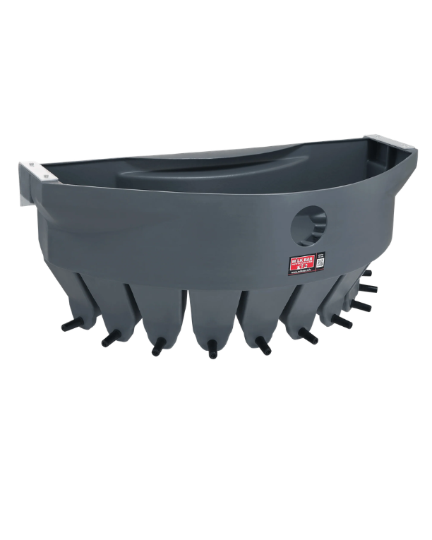 MilkBar 10-TEAT C/W COMPARTMENT + ALUMINIUM HOOKS