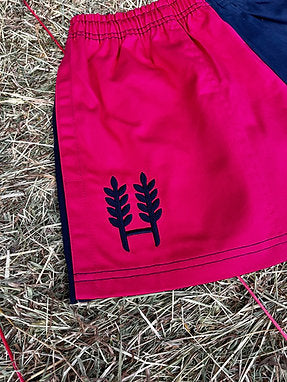 Hexby Pink/Navy Harlequin Shorts
