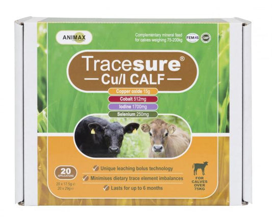 Animax Tracesure Cu/I Calf Bolus